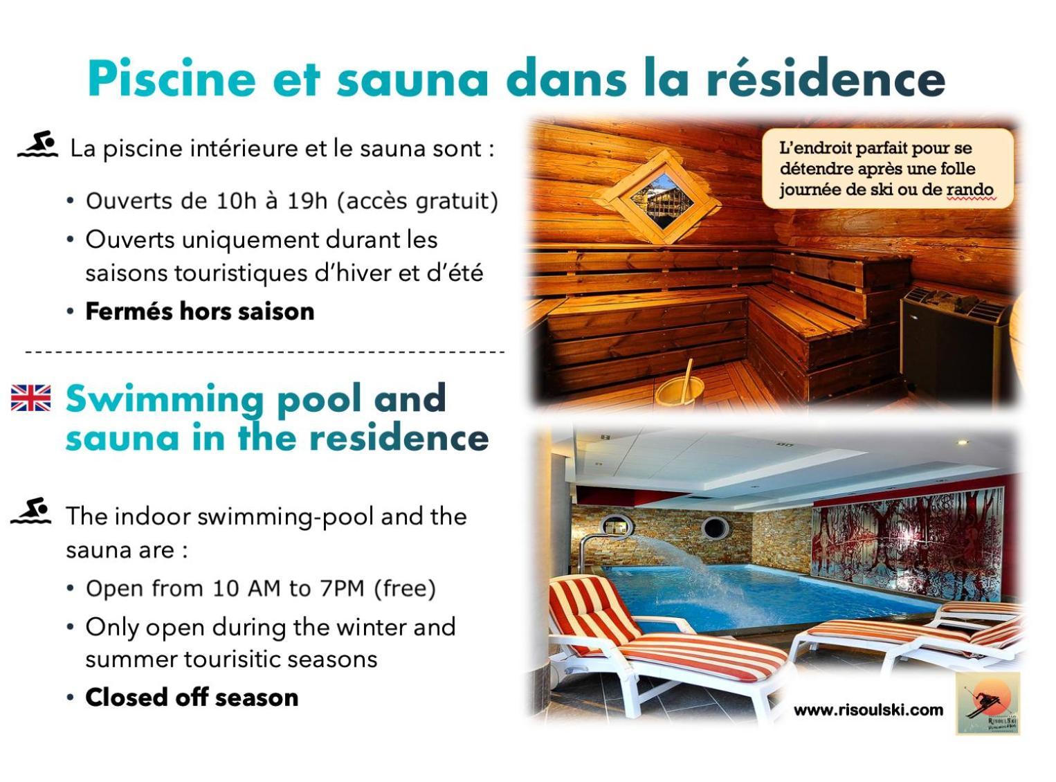 Risoulski Antares - Piscine Et Sauna Dış mekan fotoğraf